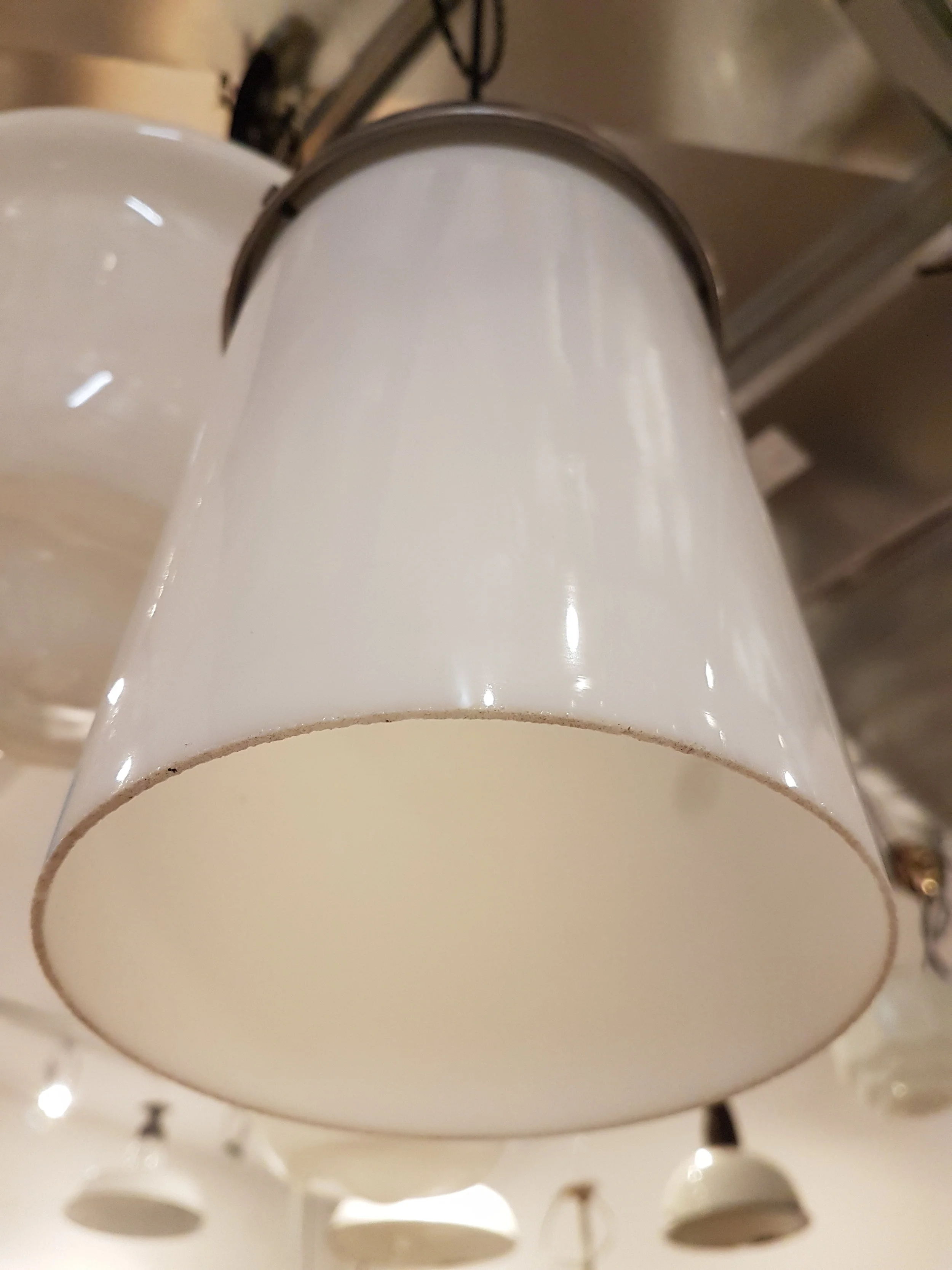 Suspension Antique En Style — 1547 Verre Blanc L Labo k8n0wOPX